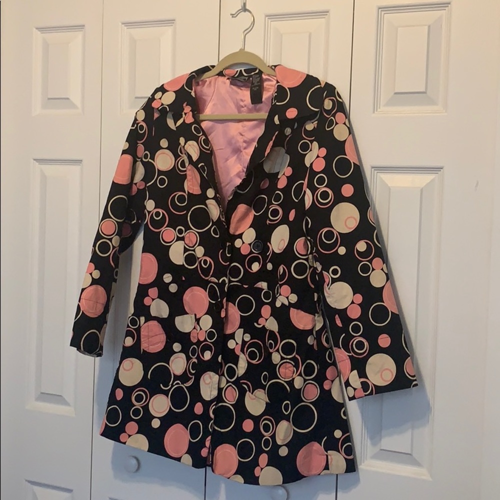 Polka dot raincoat